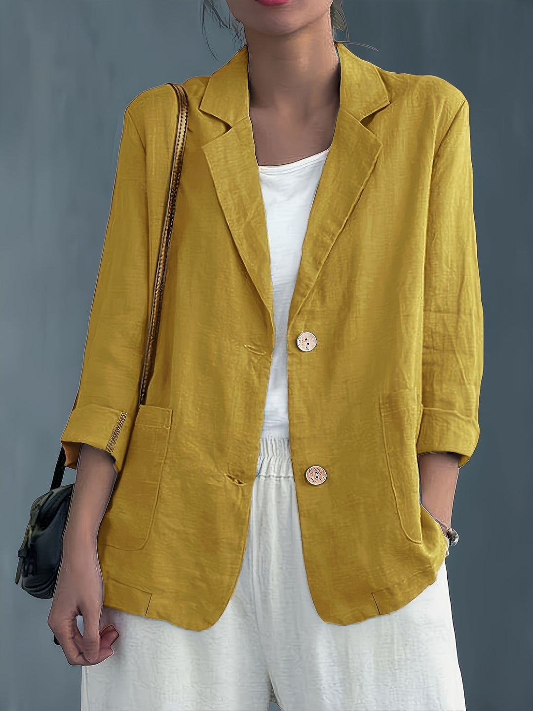 Blazer Damen | Lockere Passform & Krempelärmel 7