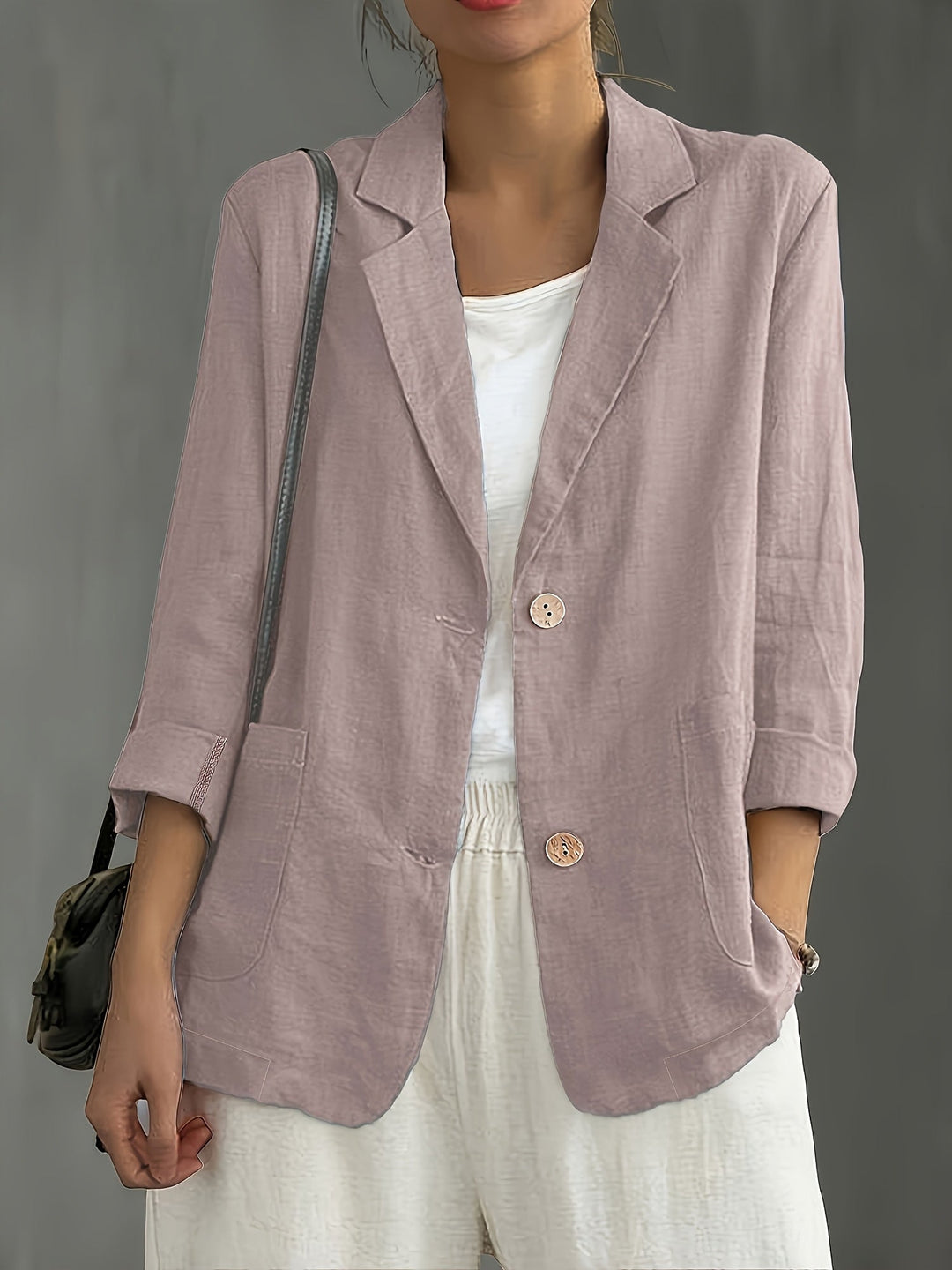 Blazer Damen | Lockere Passform & Krempelärmel 9