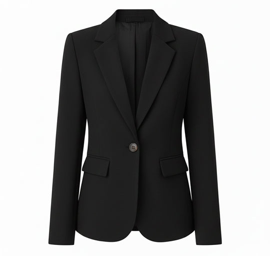 Dames Geweven Blazer Jas Comfortabel 2