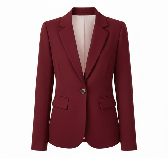 Dames Geweven Blazer Jas Comfortabel 3