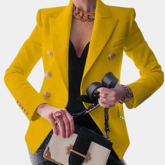 Blazer dubbele rij knopen Dames | Getailleerd Silhouet & Chique Statement Details
