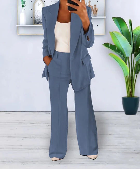 Blazer en Broek Set | Oversized Pasvorm & Lichte Stretch