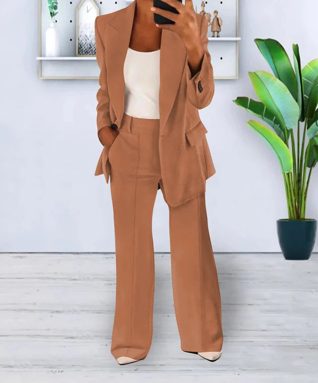 Blazer en Broek Set | Oversized Pasvorm & Lichte Stretch