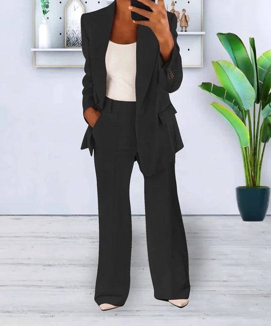 Blazer en Broek Set | Oversized Pasvorm & Lichte Stretch