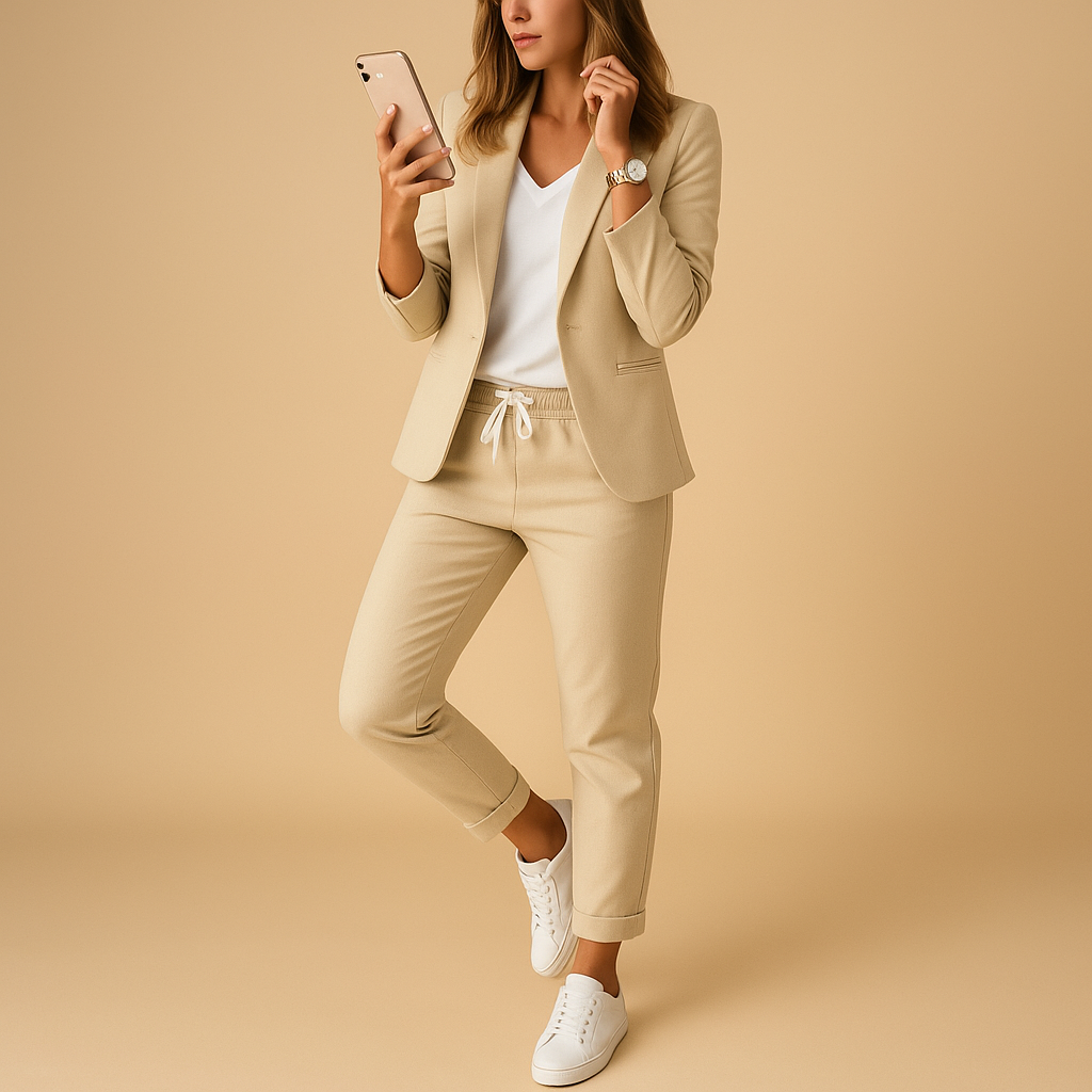 Blazer en Pantalon Set Dames | Getailleerde Pasvorm & Zelfverzekerde Look