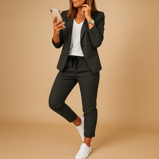 Blazer en Pantalon Set Dames | Getailleerde Pasvorm & Zelfverzekerde Look
