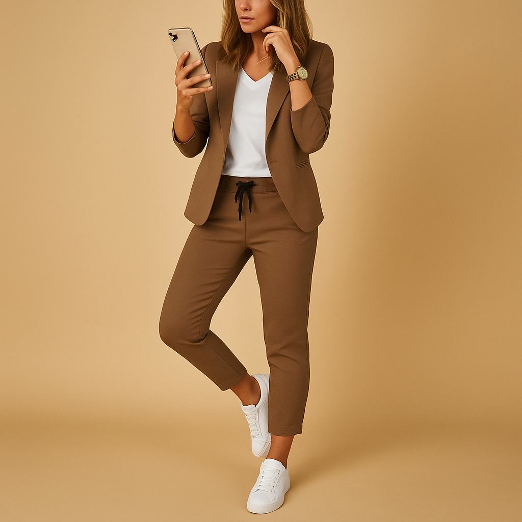 Blazer en Pantalon Set Dames | Getailleerde Pasvorm & Zelfverzekerde Look