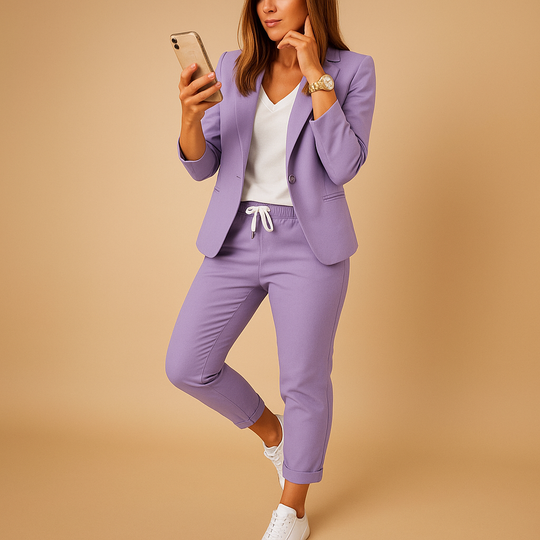 Blazer en Pantalon Set Dames | Getailleerde Pasvorm & Zelfverzekerde Look