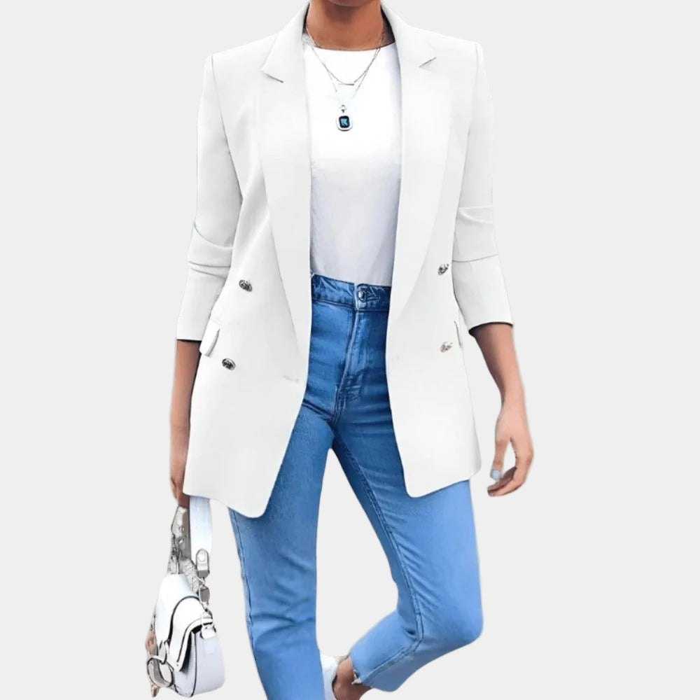 Blazer met Gouden Knopen Dames | Getailleerde Fit & Tijdloos Statement