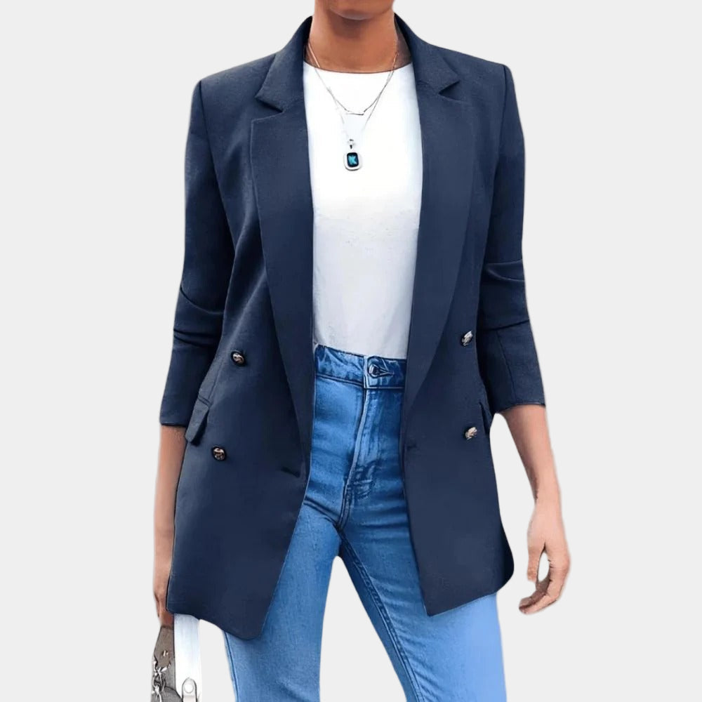 Blazer met Gouden Knopen Dames | Getailleerde Fit & Tijdloos Statement