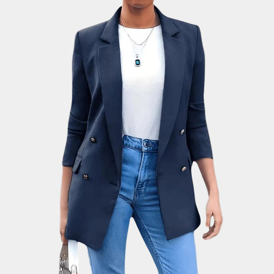 Blazer met Gouden Knopen Dames | Getailleerde Fit & Tijdloos Statement