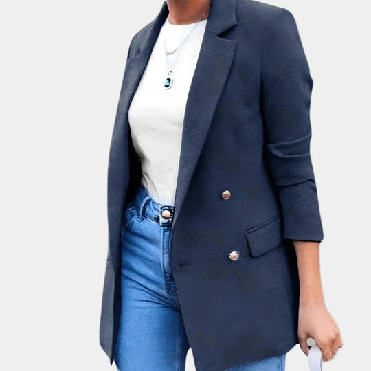 Blazer met Gouden Knopen Dames | Getailleerde Fit & Tijdloos Statement