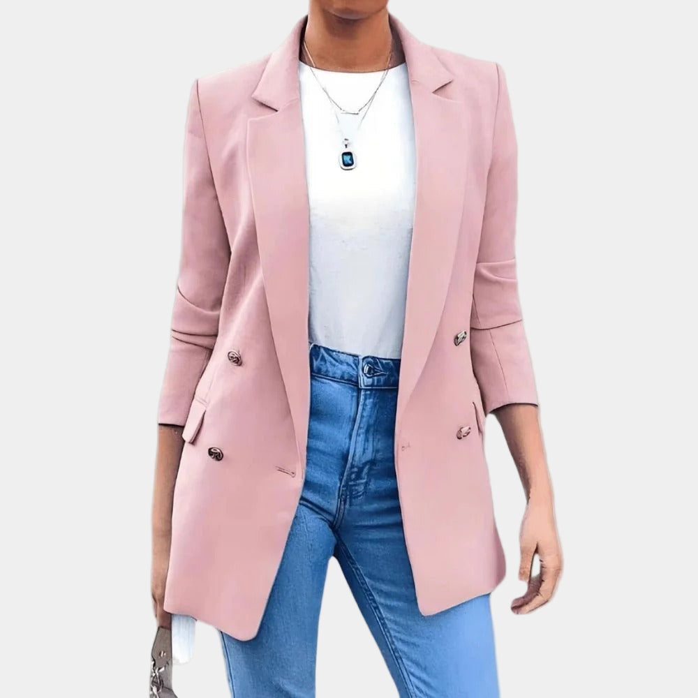 Blazer met Gouden Knopen Dames | Getailleerde Fit & Tijdloos Statement