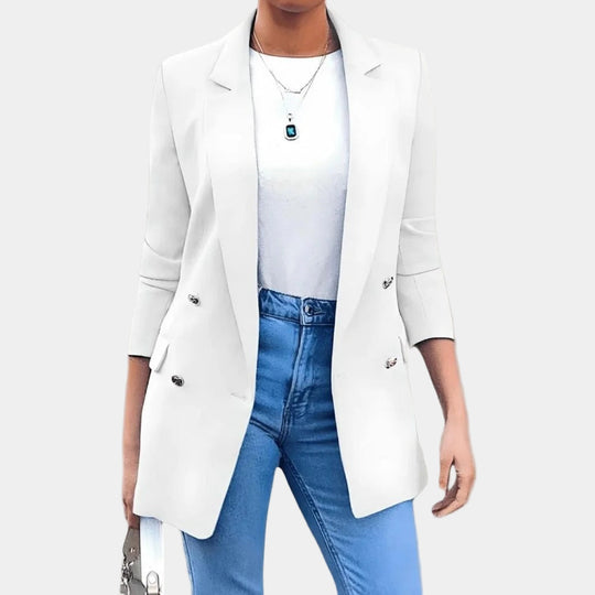 Blazer met Gouden Knopen Dames | Getailleerde Fit & Tijdloos Statement