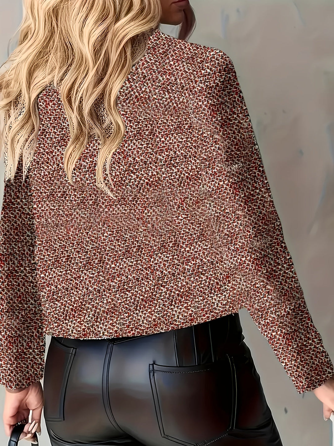 Blazer Kort Model - Getextureerde Stof & Lichtgewicht 5
