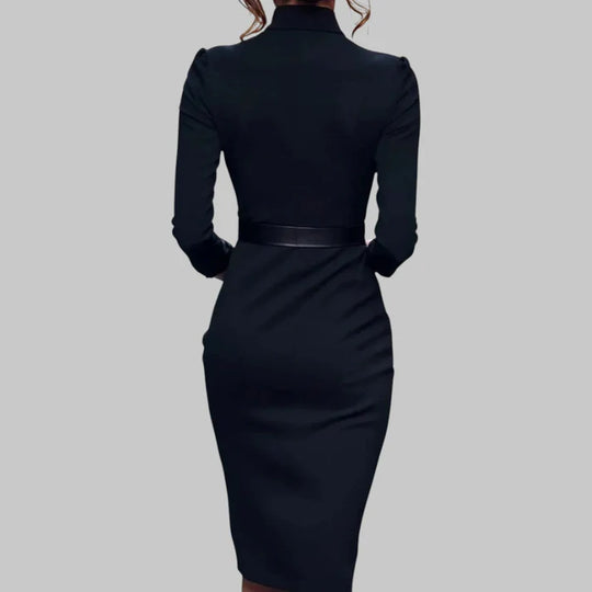 Blazerkleid Damen mit Gürtel | Taillenakzent & Raffinierte Silhouette 3