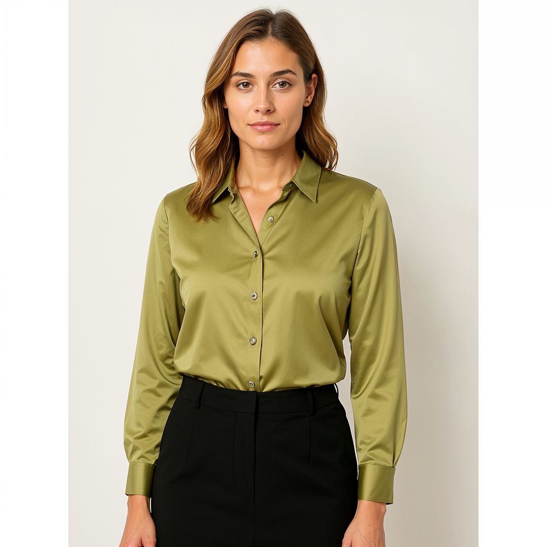 Blouse Dames | Luxe Glans & Comfort 11