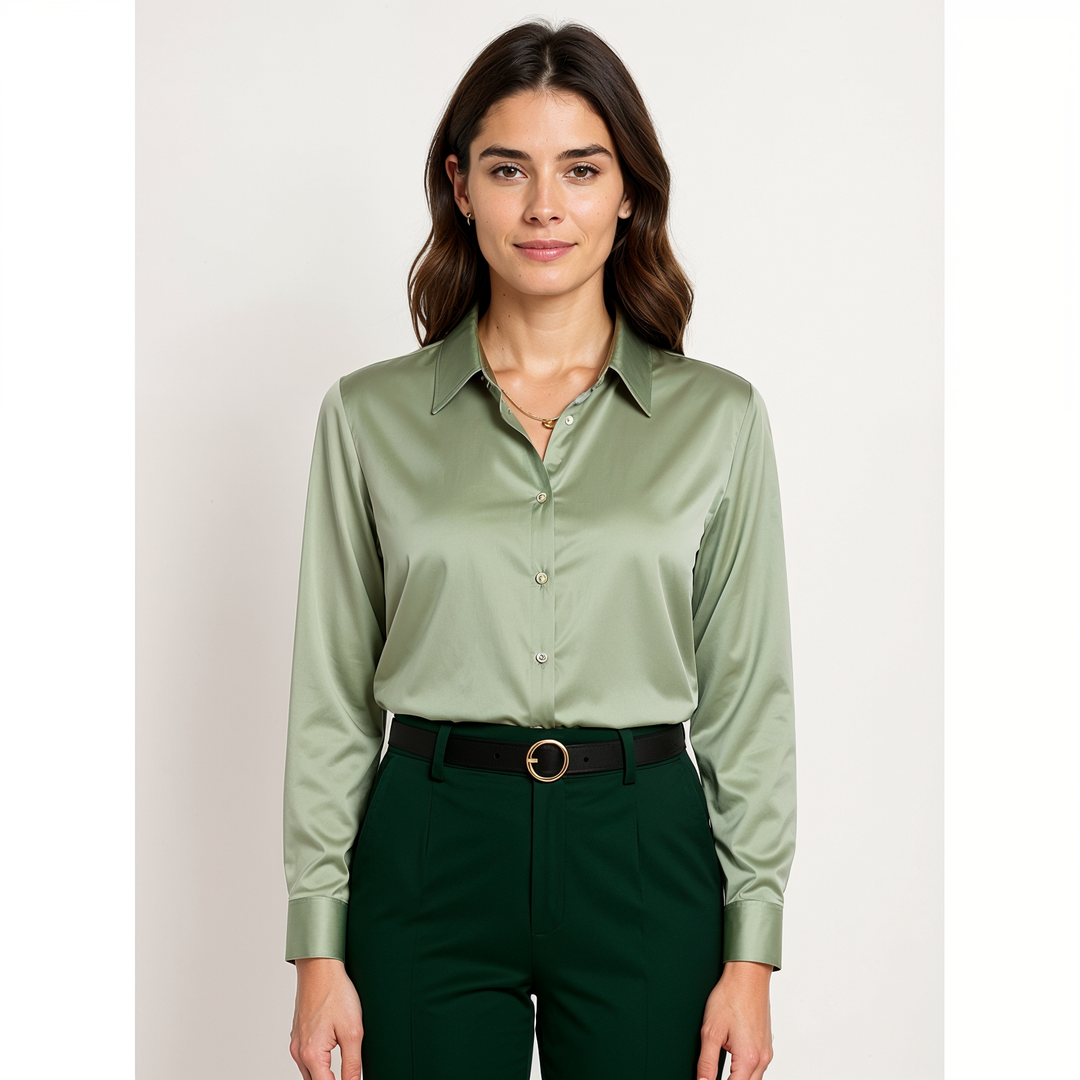 Blouse Dames | Luxe Glans & Comfort 12