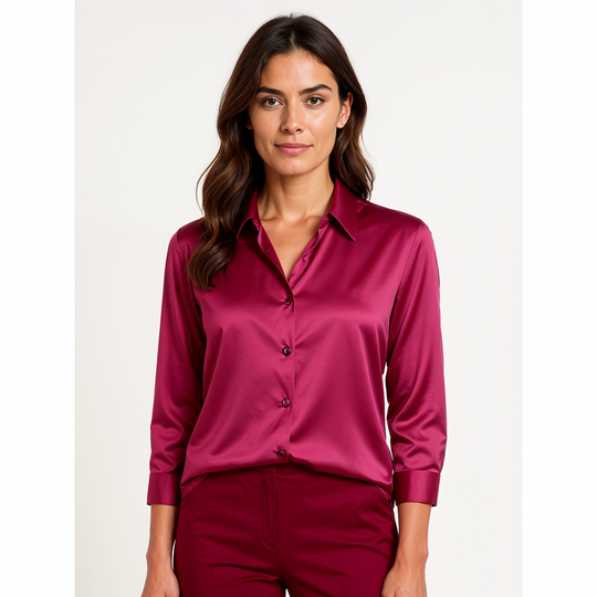 Blouse Dames | Luxe Glans & Comfort 3