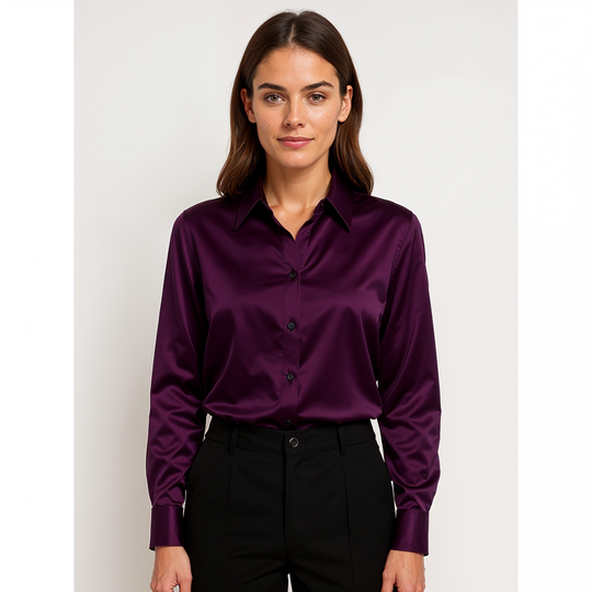 Blouse Dames | Luxe Glans & Comfort 5