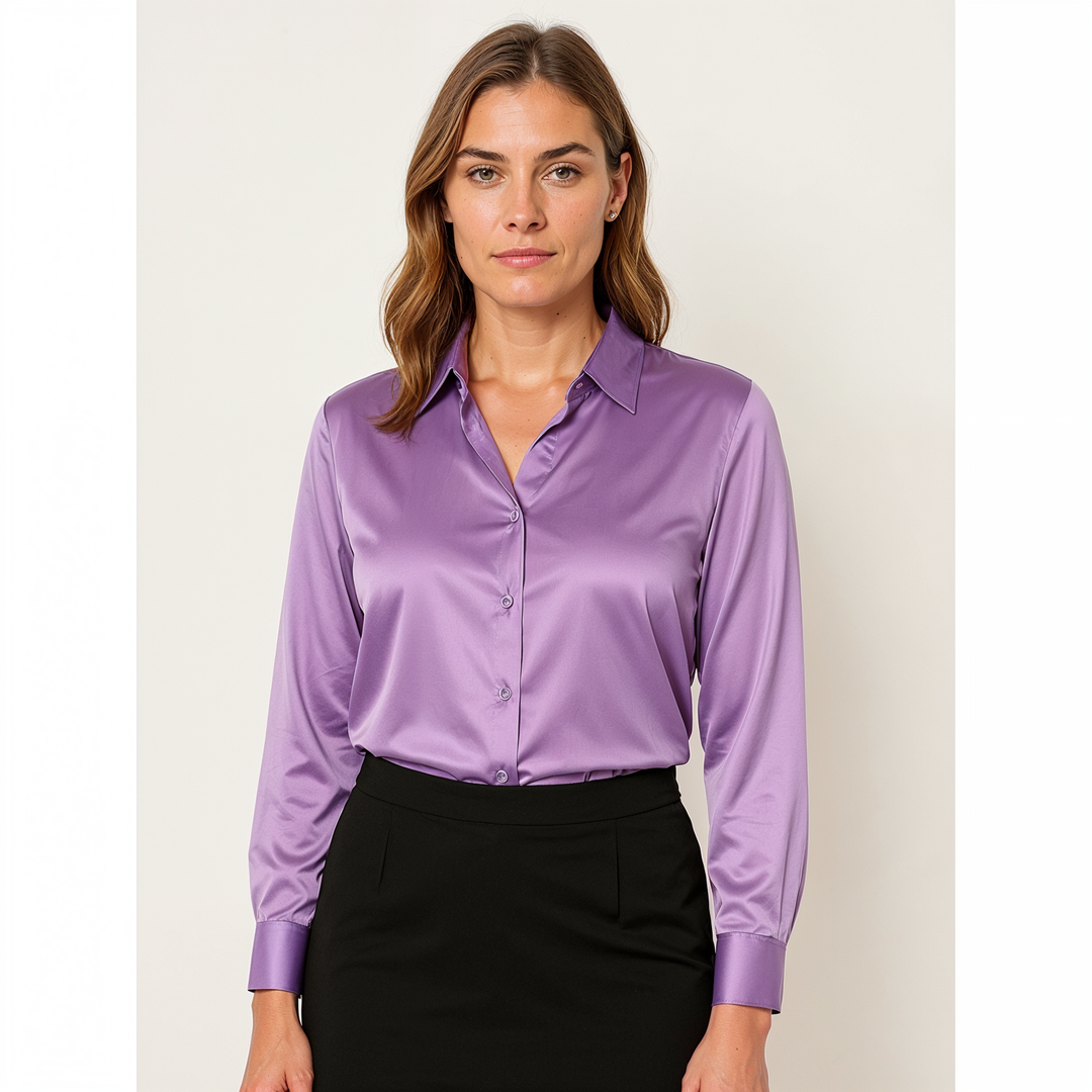 Blouse Dames | Luxe Glans & Comfort 7