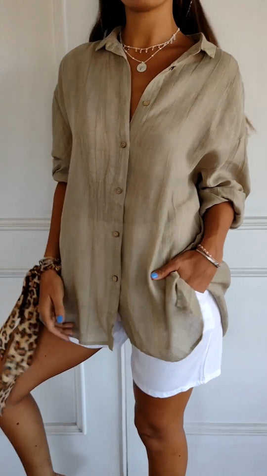 Blouse Dames | Plissé Design & Flatterende Pasvorm