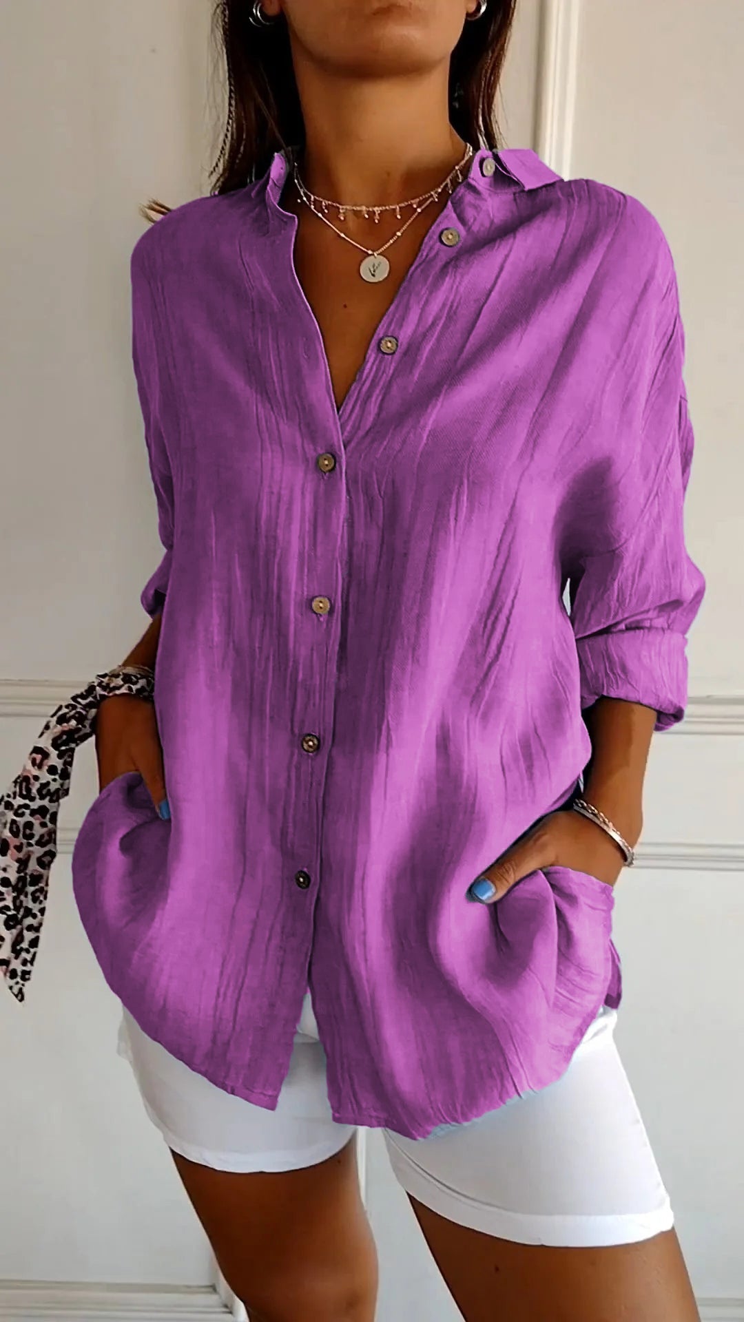 Blouse Dames | Plissé Design & Flatterende Pasvorm
