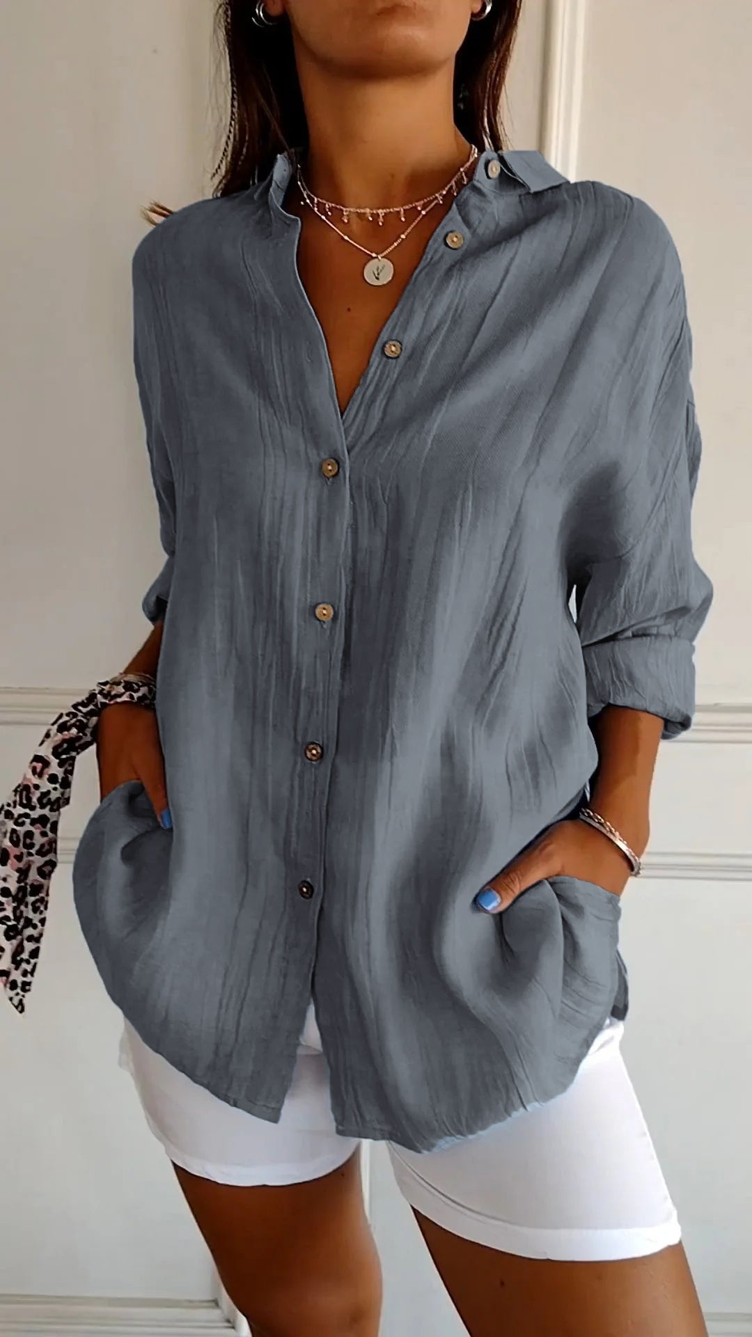 Blouse Dames | Plissé Design & Flatterende Pasvorm