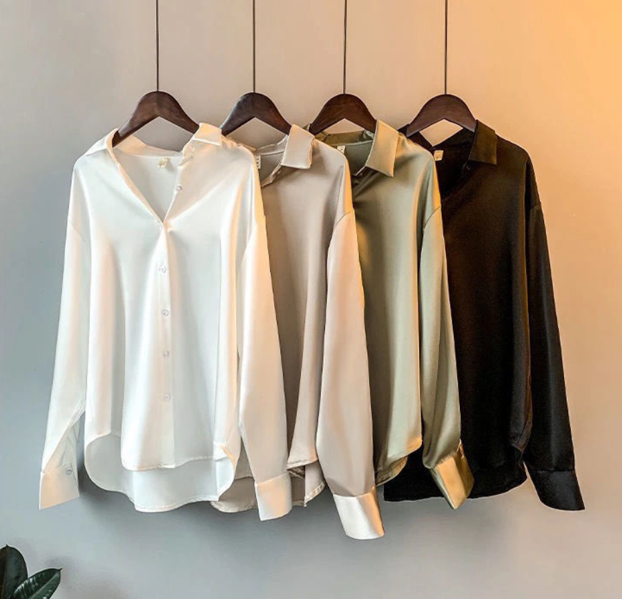 Blouse Dames | Zijdezachte Luxe & Klassiek Elegante Snit