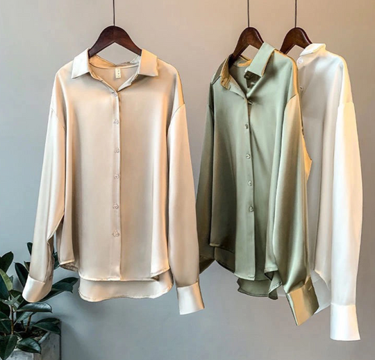 Blouse Dames | Zijdezachte Luxe & Klassiek Elegante Snit
