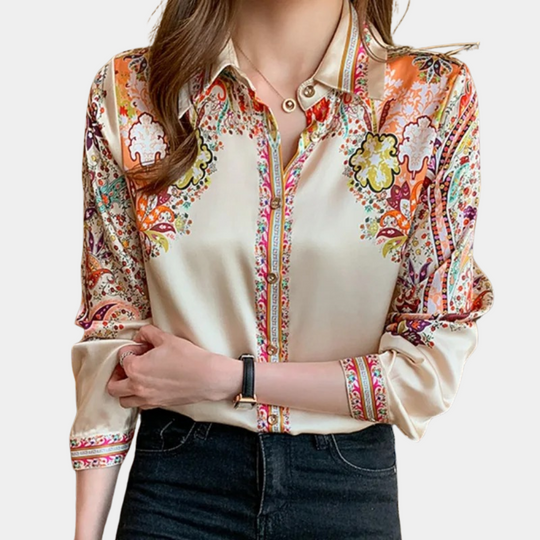 Blouse Dames | Elegante Glans & Comfort 5