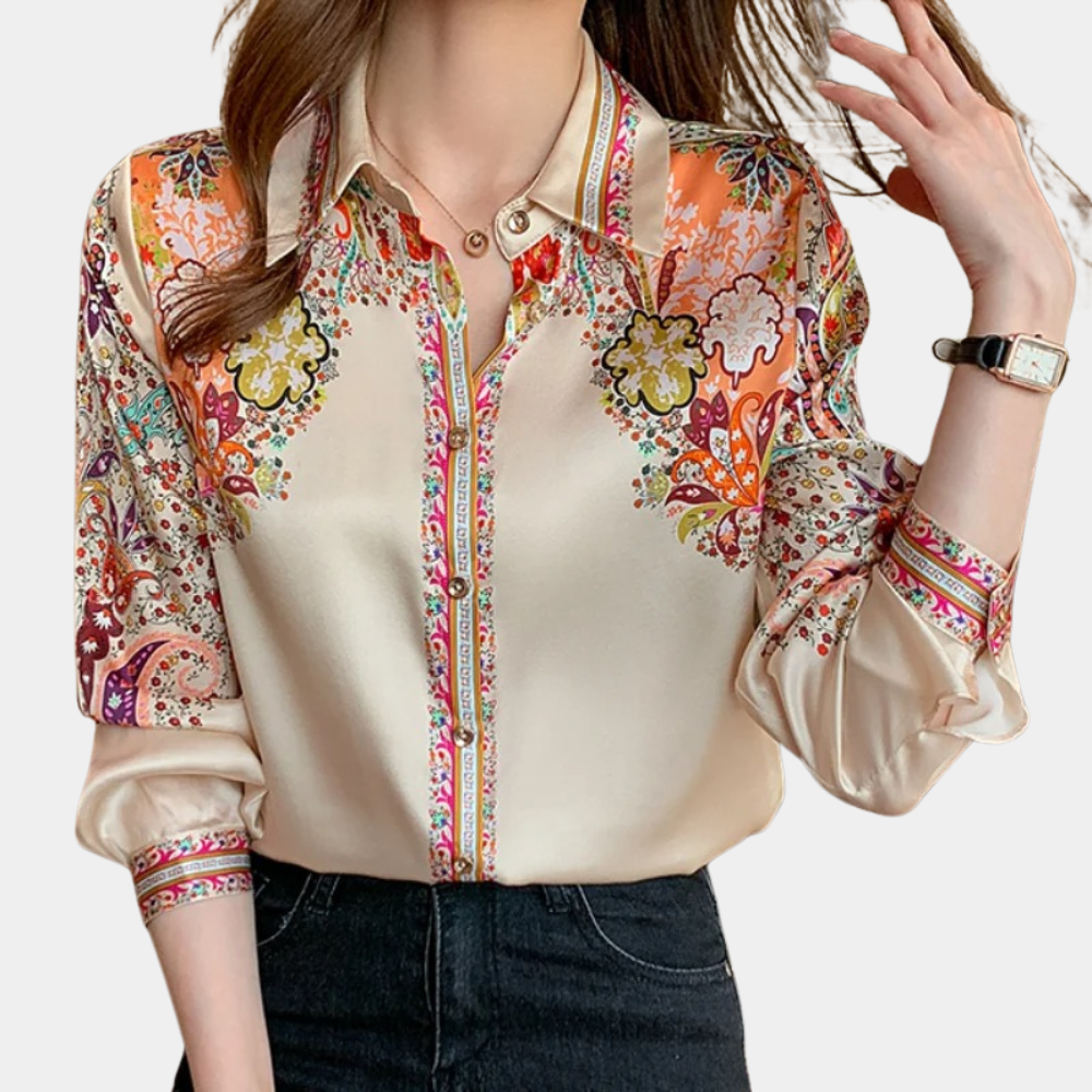 Blouse Dames | Elegante Glans & Comfort 1