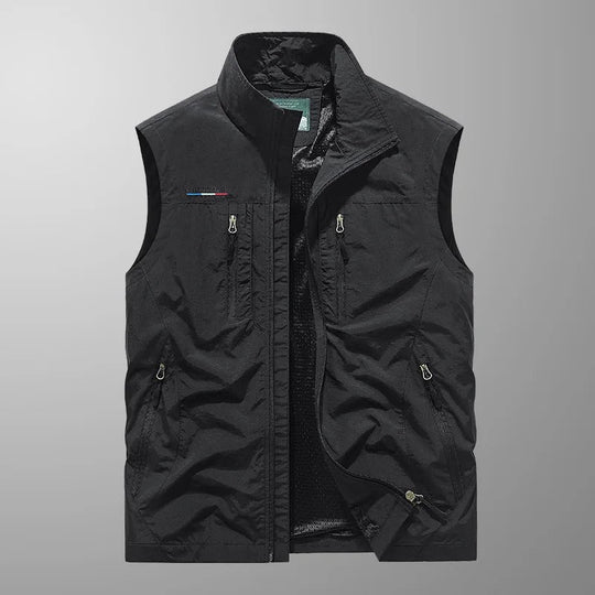 Bodywarmer Heren Rits Opstaande Kraag Outdoor Vest 8