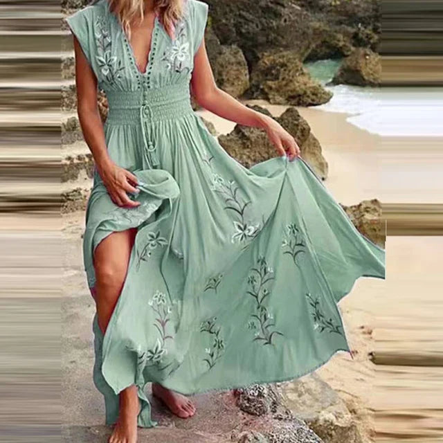 Boho-Maxi-Sommerkleid Damen - Odessa 4