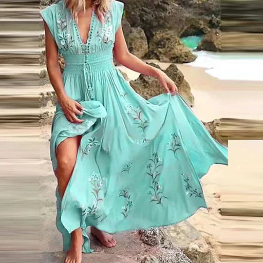 Boho-Maxi-Sommerkleid Damen - Odessa 7