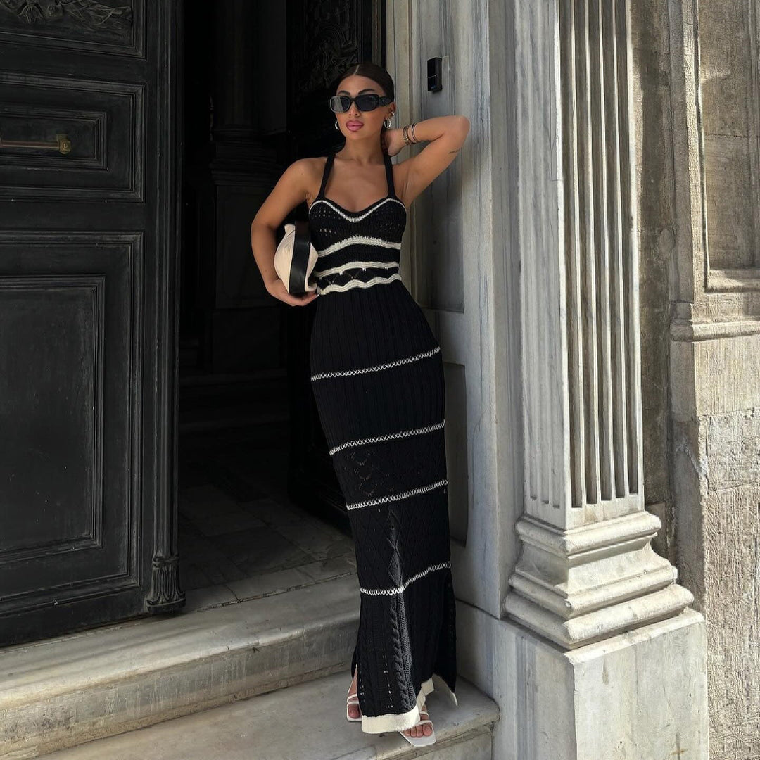 Boho-Maxi-Sommerkleid Damen mit Häkeldetails - Sienna