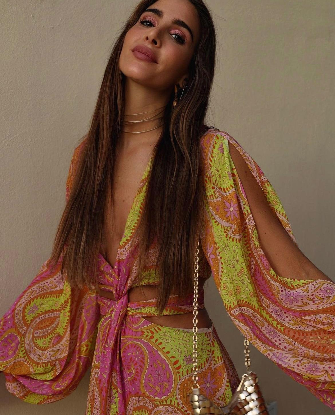 Boho-Mini-Sommerkleid Damen - Holly 3