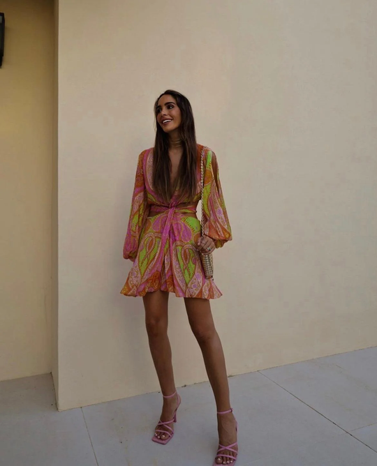 Boho-Mini-Sommerkleid Damen - Holly 6
