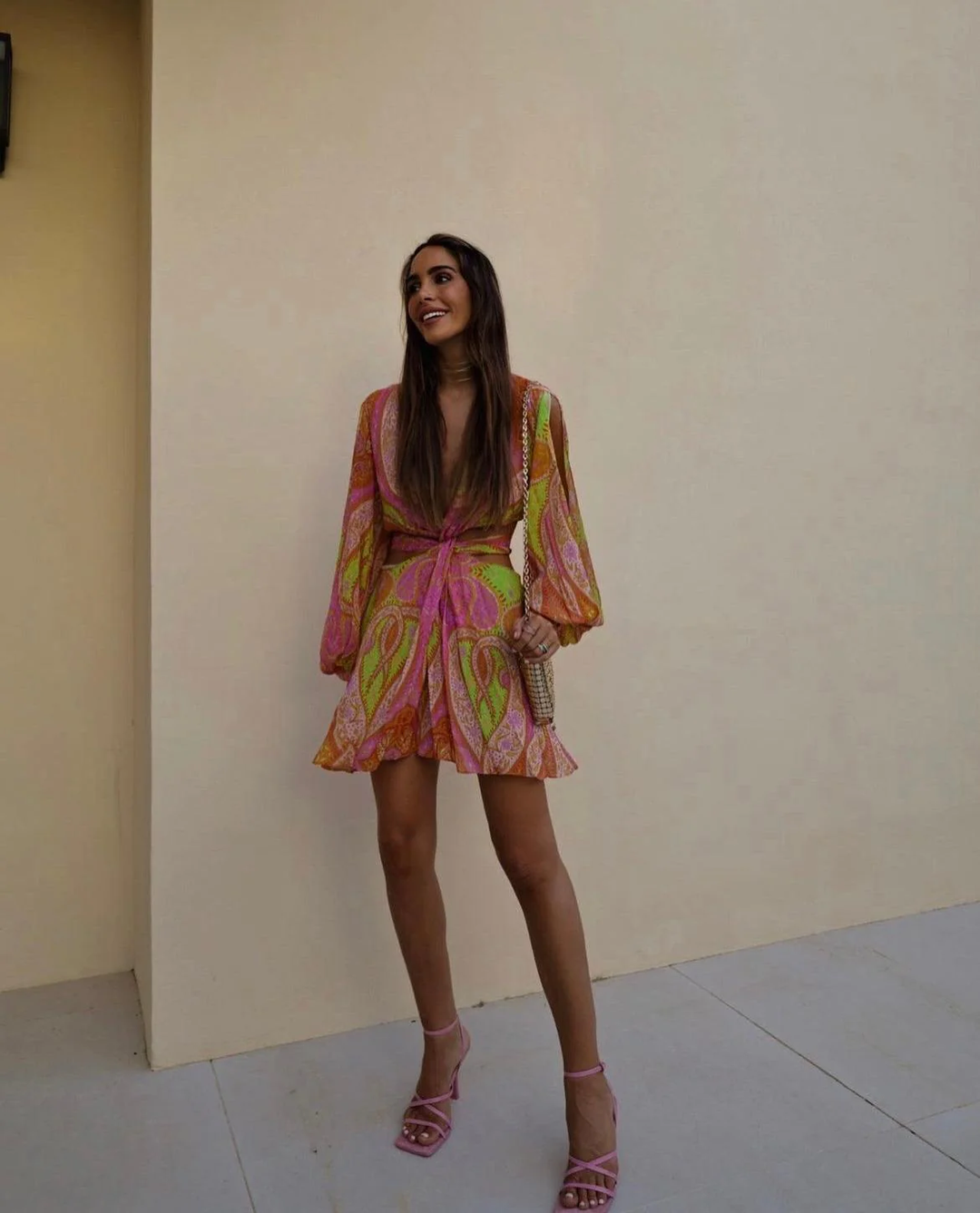 Boho-Mini-Sommerkleid Damen - Holly 1