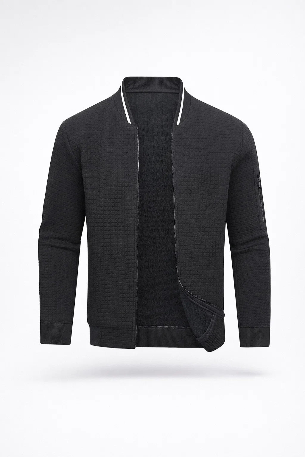 Bomberjack Heren | Slim fit & Subtiel Ruitpatroon