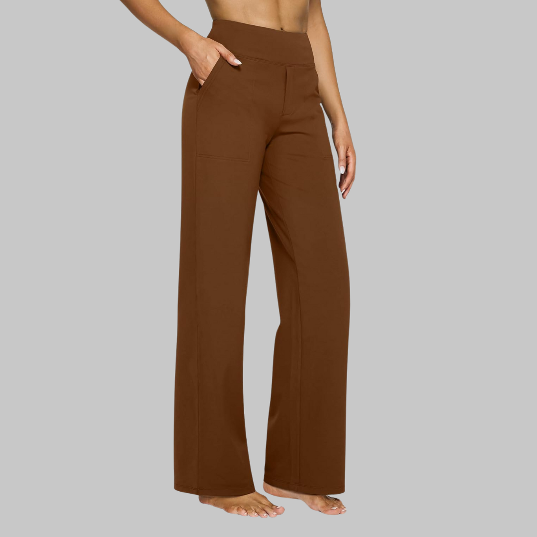 Broek met Hoge Taille Dames | Wijd & Comfortabel voor Elke Dag
