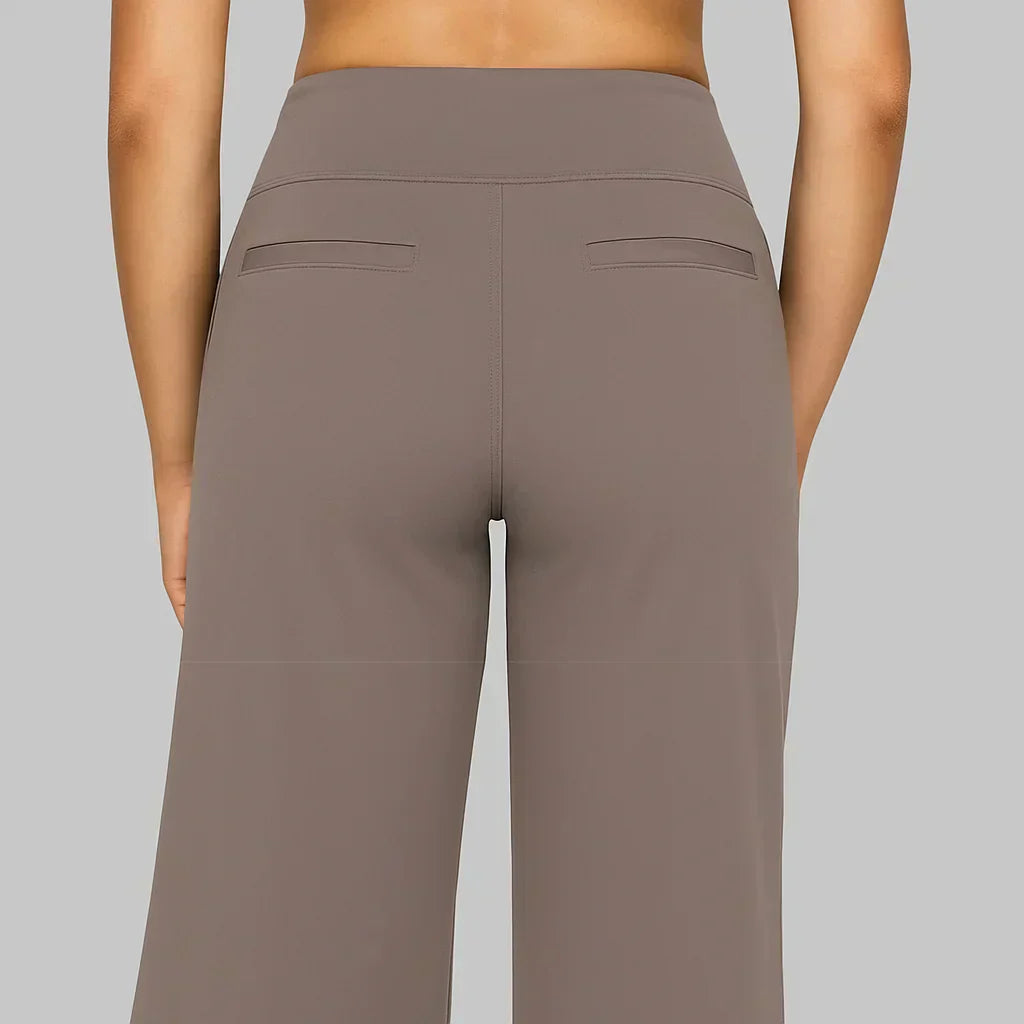 Broek met Hoge Taille Dames | Wijd & Comfortabel voor Elke Dag