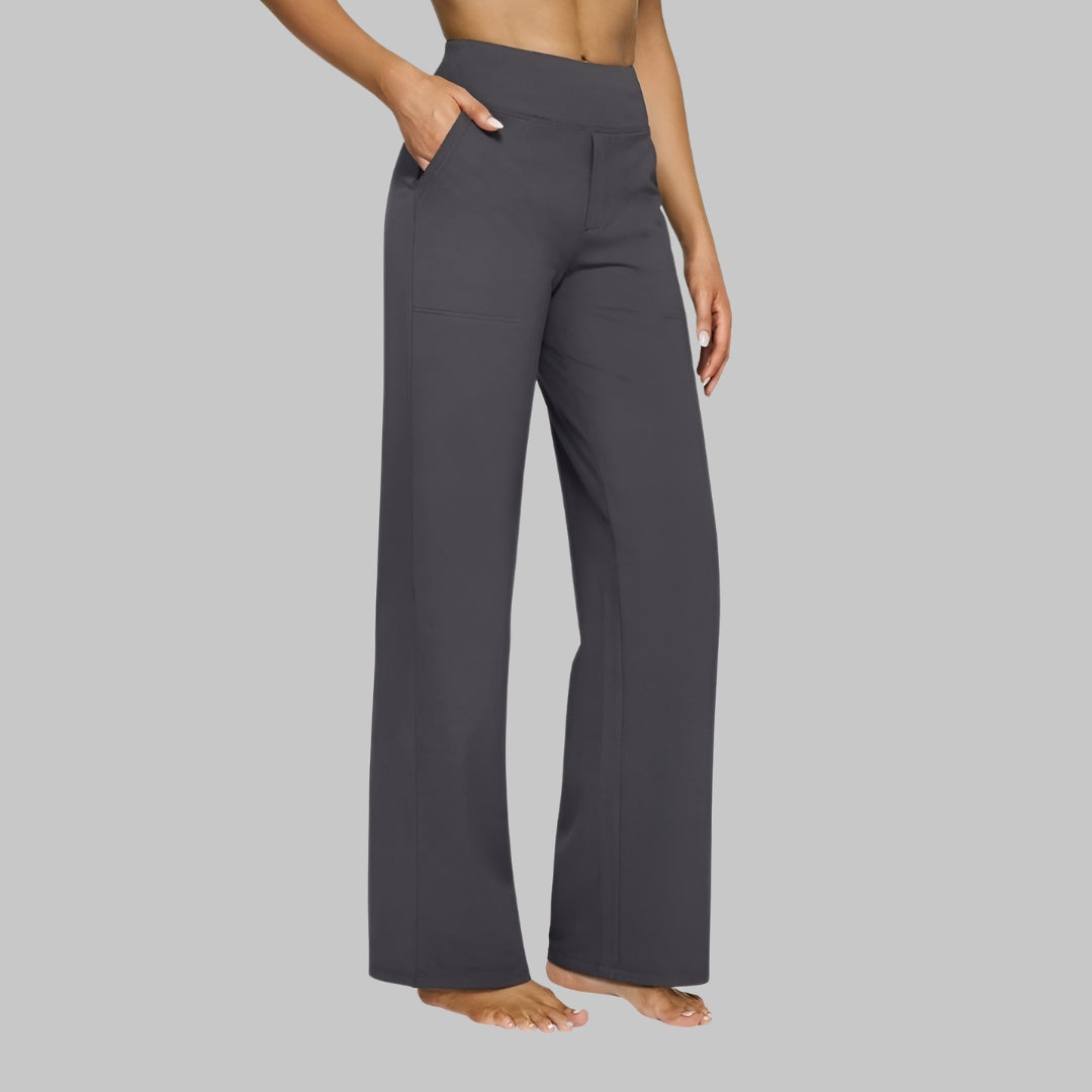 Broek met Hoge Taille Dames | Wijd & Comfortabel voor Elke Dag