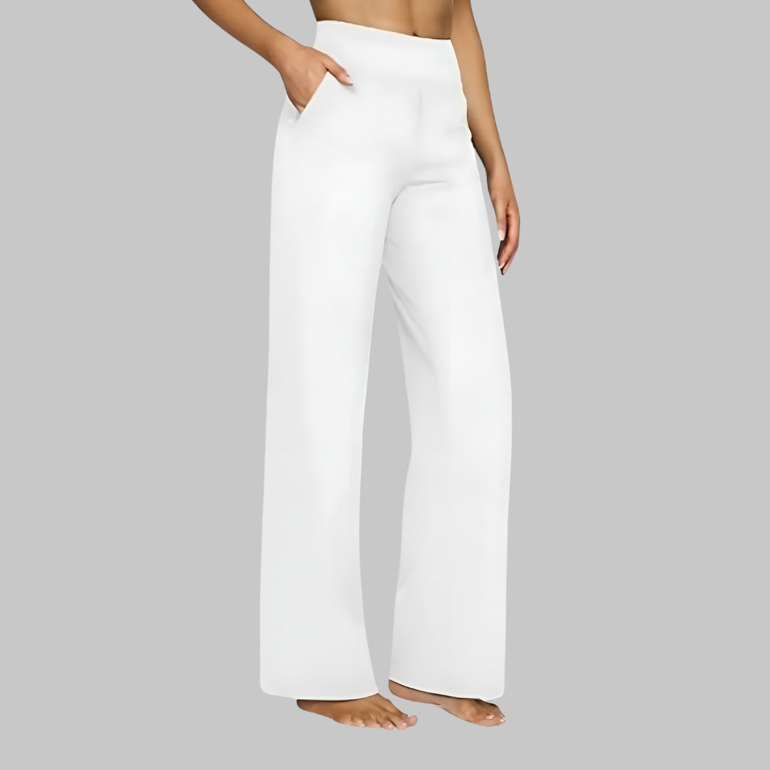Broek met Hoge Taille Dames | Wijd & Comfortabel voor Elke Dag