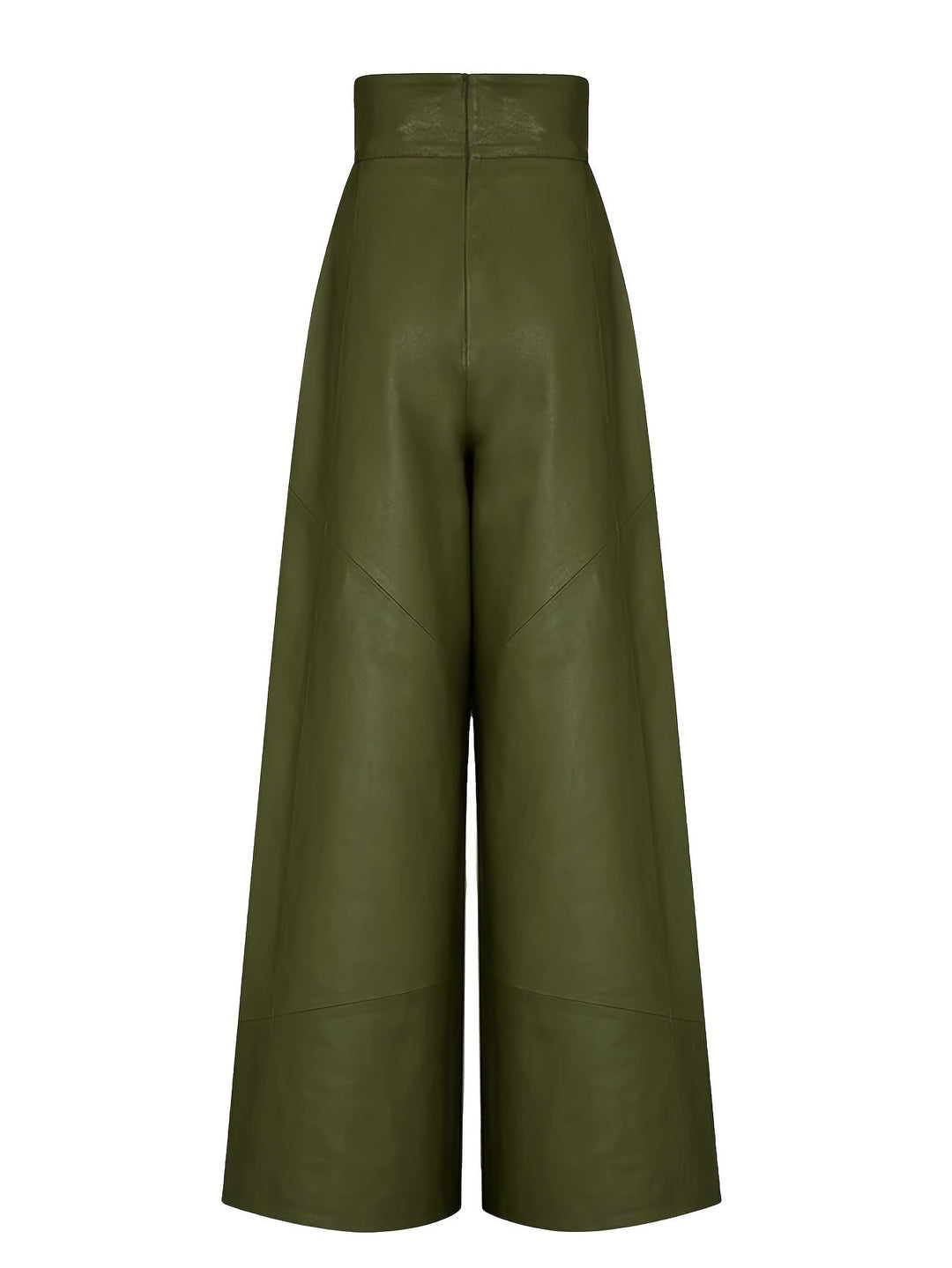 Broek – Hoge Taille En Wijde Pijpen Met Zijzakken En Rits 3