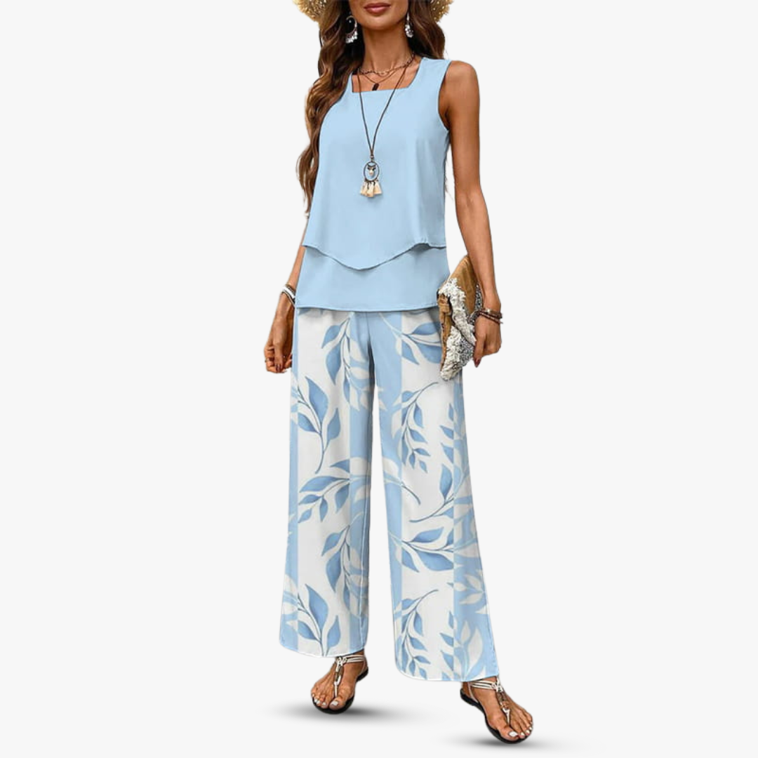 By Esmee - Premium tweedelige set met mouwloze top en broek 2