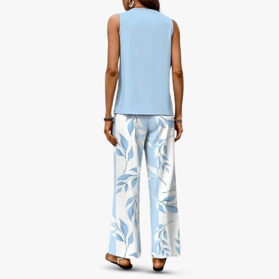 By Esmee - Premium tweedelige set met mouwloze top en broek 3