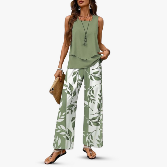 By Esmee - Premium tweedelige set met mouwloze top en broek 5