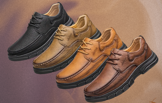 Herren Schnürschuhe Business Anzugschuhe Rutschfeste Sohle 7