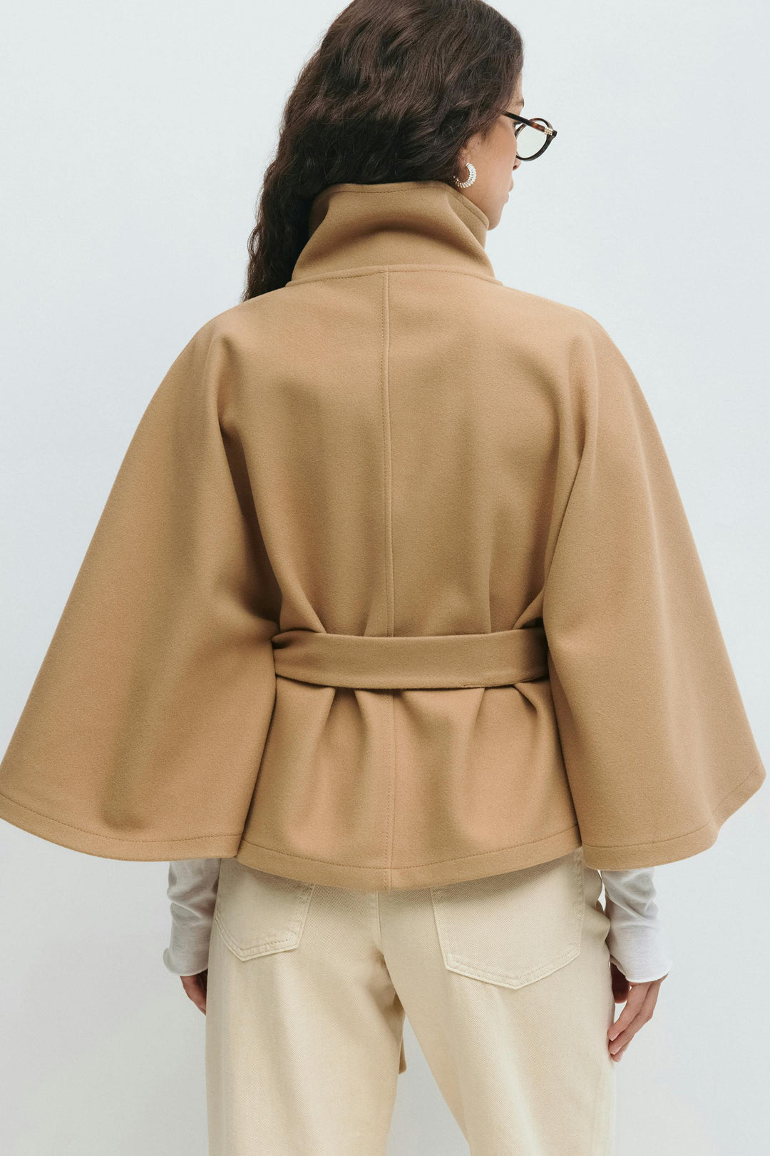 Capejas Dames | Capejas Look, Hoge Kraag & Tailleceintuur